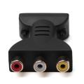 HDMI Male to 3 RCA Female Composite AV Audio Video Adapter Converter for TV. 
