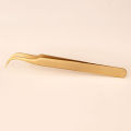 Killer Bzzo Professional Gold Tweezers Lash Extension Volume Eyelash Tweezers Bulk For Makeup Tools Lashes Accessories. 