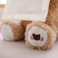 Stuff toy Peek-A-Boo teddy bear  peekaboo toy Hide and Seek Peek-A-Boo teddybear  Talking Teddy Bear  Peek-A-Boo Baby Toy  Plush Peek-A-Boo Bear  babytoy for kids. 
