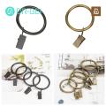 Curtain Hanging Rings 10pcs Strong Metal Curtain Clip Rings Easy to Use Space-saving Load-bearing. 
