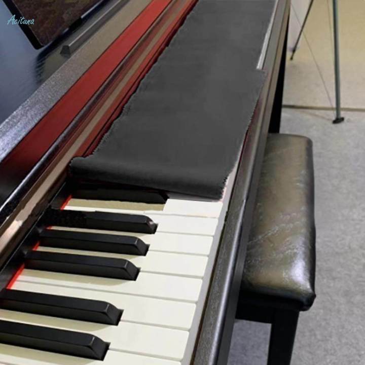 Piano Keyboard Cover Scratchproof Soft Texture Dustproof Fabric Universal Key Cover Cloth for