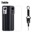 Tokifu For Xiaomi Mi 12 Back Cover Soft Casing Transparent TPU Simple Case Covers. 