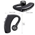 P11 Bluetooth 5.0 Wireless Headphones, Noise Cancelling Hands Free Stereo Bluetooth Headset with 21h Play Time, Earhook Sport Sweatproof Earphones for Business Cycling Driving. 