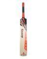 Scoop Tape Ball Bat - Black & Red. 