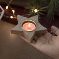 Candle Holder Wood Candlestick Holder for Christmas Fireplace Mantel Dinner. 