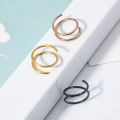 Stainless Steel Double Hoop Nose Ring Nostril Piercing Nose Ring Jewelry For Women. 