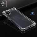 Samsung Galaxy A12 4G Cover Soft Design Transparent Shockproof Silicone Clear Case with Airbag Anti Shock Drop Resistance Crystal Clear Back Cover Case. 