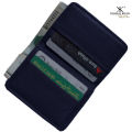 Genuine Leather Minimalist Men's Purse Long Wallet For Men Bi Fold Simple Wallet Clasp  Card Holder Wallet - Kitabi Wallet. 