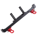 For 1/12 MN128 Shepherd Remote Control Car Replacement Parts Accessories 6061 Aluminum Upgrade Rear Bumper Bumper Guard Red. 