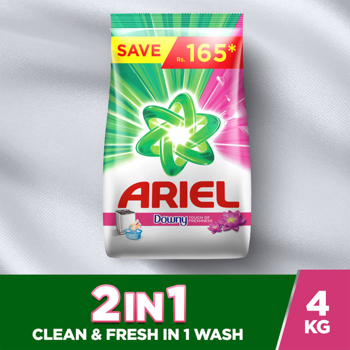 Ariel Touch of Downy Detergent Washing Powder 4 kg Pack