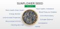 HERBAL FRESH Sunflower SeedsSurajmukhi ke Beej, Raw Sunflower Seeds, Helianthus Annuus Flower Seeds, High Protein & Fiber Rich Food, 200gms. 