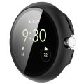 For Google Pixel Watch Tempered Glass Film PC Watch Case. 
