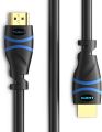 BlueRigger In-Wall High Speed HDMI Cable, 25 Feet (7.5 M) CL3 Rated, Supports 4K, Ultra HD, 3D, 1080p, Connect Blu-Ray Player, Apple TV, Xbox One, PS4, Roku, and laptops with HDMI UHDtv , projectors, A/V Receiver,etc. Ethernet and Audio Return Latest Stnd. 