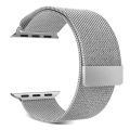 Silver | Apple Watch Milanese Magnetic Loop Strap | Stainless Steel Band | 42mm / 44mm / 45mm. 