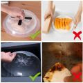 Microwave Plate Cover - Magnetic Hover Function | Microwave Lid Food Cover | Magnetic Microwave Splatter Lid with Steam Vents | 11.8 Inch. 