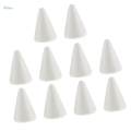 20Pcs 68mm White Cone Shape Styrofoam Foam Craft Polystyrene Material DIY. 