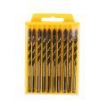 Multipurpose Drill Bits, 20-Piece 6mm Multi-material Drill Bit Set for Drilling in Tile, Glass, Concrete, Brick, Wood. 