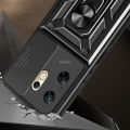 Quiberk for Infinix Zero 30 4G Phone Case Slide Camera Cover Magnetic Kickstand Hard Shockproof Armor Back Casing. 