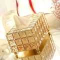 Cosmetic Tissue Box Creative Crystal Tissue Box Cover Rectangular Fabric Holder Fabric Dispenser Napkin Holder. 