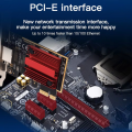 FENVI 2.5G PCI-E To RJ45 Network Card RTL8125B Chip 100/1000Mbps 2.5Gbps Ethernet Wired LAN Controller Adapter For Win7/8/10/11. 