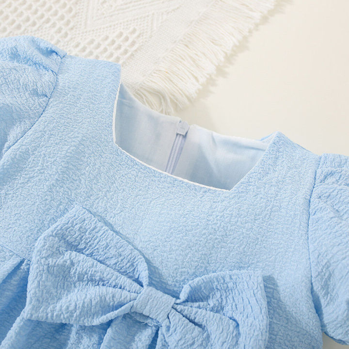 Baby%20Girl%20Dress%20Square%20Neck%20Cotton%20Plain%20Color%20Princess%20Dress%20Newborn%20Baby%20Summer%20Bow%20Dress%20Girl%20Clothing%20-%20Image%205