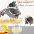 fariahstore- Hand Press Stainless Steel Manual Fruit Juicer Heavy Duty Alloy Lemon Press Squeezer Premium Quality Lemon Orange Juicer, Simple Fruit Press Squeezer Citrus Extractor Tool Elegant Home. 