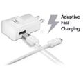 Samsung Galaxy All Series Adaptive Fast Charging Wall Charger Kit Set with Micro 2.0 USB Cable. 