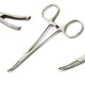 Export Quality Stainless Steel Medical Mosquito Kocher Forceps Curved Surgical Hemostatic Locking Pliers. 