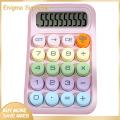 Enigma- Digital Display Calculator Large Button Desktop Calculator with Big Display Screen Lightweight Portable Digital Calculator for Easy Use Battery Powered 10-digit Digital Display Calculator. 