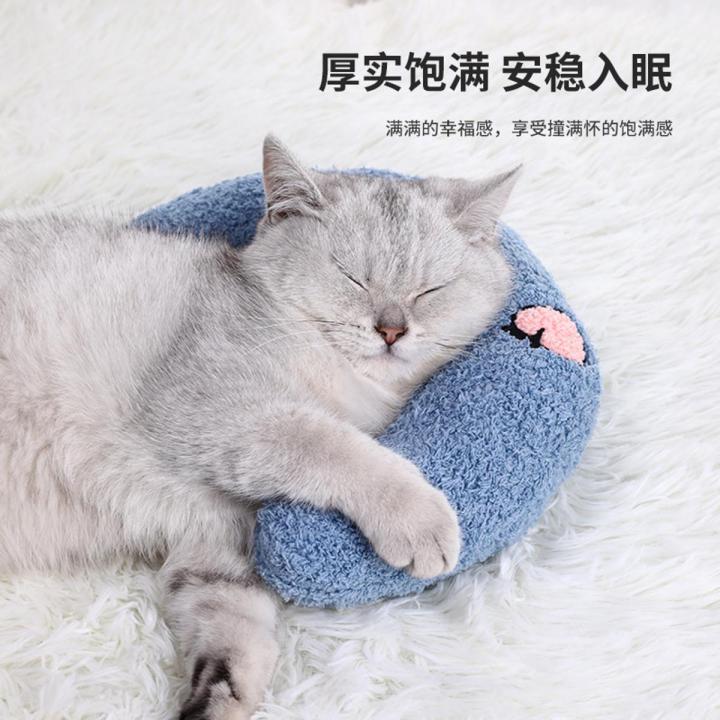 Fluffy cat cushion pillows best sale