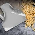 Plastic Chip Scoop French Fries Shovel Loader Chip Packaging Shovel Funnel Popcorn Fast Food Right Handle. 