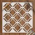 Double Moroccan Pattern  Reusable Stencil Airbrush Painting Wall Art DIY Home Decor Scrap booking Album Crafts. 