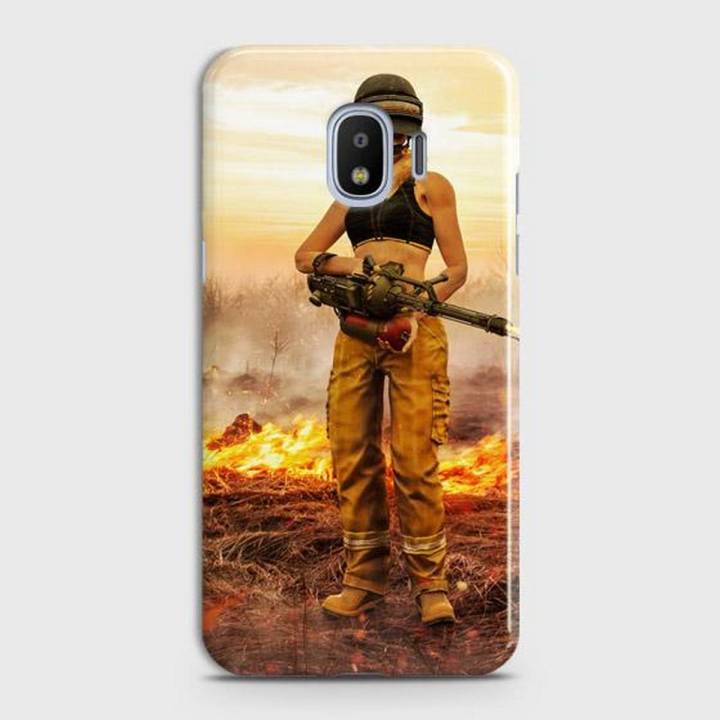 Samsung J4 - 2018 Cover Pubg Player Accessories Hard Cover- Design 50 Case