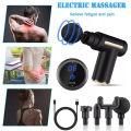 Imported Massager with Warranty – Massager Machine – Head Massager – Massage Gun Full Body – Massage Gun – Body Massager – Powerful Muscle Relaxer For Men & Women – Percussion Therapy Gun With Multiple Heads – Portable Rechargeable Pain Relief Massager. 
