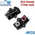 RCA Female Stereo Audio Jack Socket Connector. 