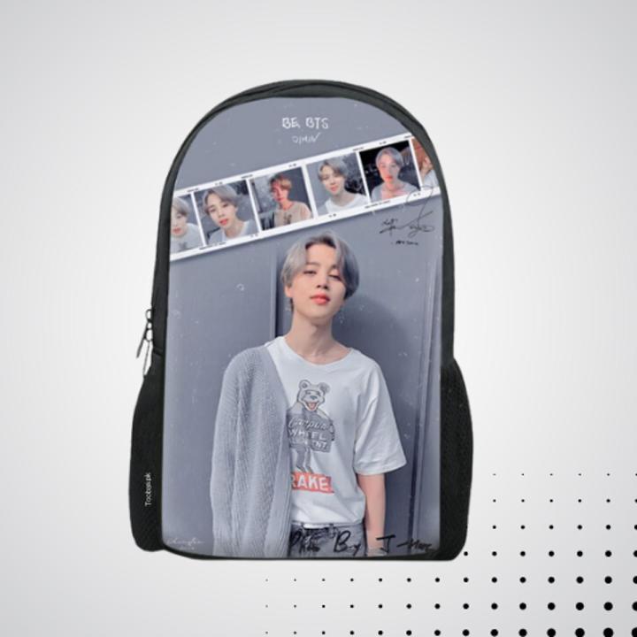 ジミン Jimin RECODE BTSコラボバックパック グッズ Bts Jimin School Bag BTS ARMY BAG Bag For College Girls College