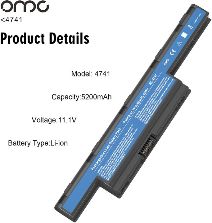 Acer/Gateway%20AS10D31%20AS10D41%20AS10D51%20AS10D75%20AS10D81%20Battery%20Aspire%20E1-531%20V3-571%204551%205349%205742%205749%205750%20Aspire%205349%205750%205253%205250%205733%205552%205560%205336%205733Z%205755%205251%20Gateway%20NE56R34u%20NV57H%20Laptop%20-%20Image%203