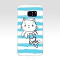 27AA Cute cats and animals gift Soft Silicone Tpu Cover phone Case for Samsung Galaxy S6 S7 edge Case. 