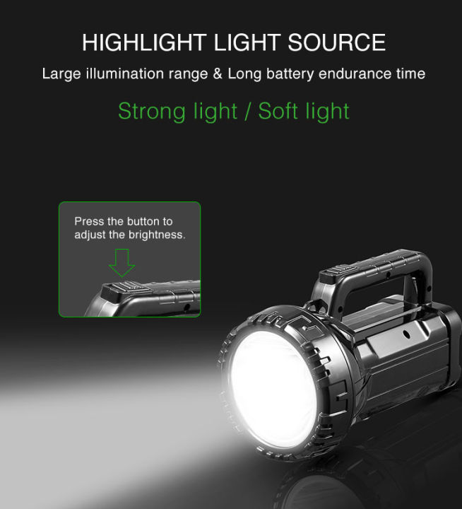 DP-7045B%20Rechargeablel%20Bright%20Led%20Torch%20Light%20Laser%20Long%20Range%20Distance%20High%20Power%20Search%20Light%20Kisan%20Rechargable%20Emergency%20Lights%20Torch%20(Black)%20-%20Image%205
