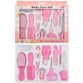 AA Mother & Baby 10Pcs Multi-Piece Baby Care Kit Newborn Hair Nail Thermometer Beauty Brush Kit Scissors Comb Teether Function Child Toiletry Kit Baby. 