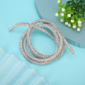 Rhinestones Tube Rope, Rhinestones Chain Convenient for Dresses for Necklaces for Clothing Accessories for Shoes for Wedding Dresses. 