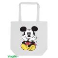 Vagile Mickey Mouse Printed Designer Handbag Cotton Maxi Large Wide Shoulder Tote Bag Gift Idea. 