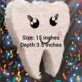 First Tooth Empty Pinata for Kids/ Children Birthday Parties events. 