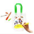 3pcs DIY Graffiti Handbags Kids Cloth Painting Bags With Picture Coloring Drawing Toys. 