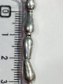 Golden and Silver Drop Plastic Beads for DIY Crafts - 3 Strings - Ideal for DIY Jewelry Making, Jewelry, Dress Accessories, Crafts, and Home Decor.. 
