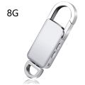 Mini Voice Recorder Keychain 8GB USB Digital Audio Recording Device for Lectures Speeches Meetings Keychain Recorder. 