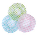 Adult Shower Cap Plastic Waterproof Reusable Hair Bath Hat Shower Care MJ. 