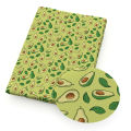 Polyester Cotton Fabric Pure Cotton Fruits Avocado Printed for Sewing Home Textile Child Dress Making Soft Fabric 50x145cm. 