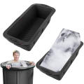 Extra Large Ice Cube Mold BPA-Free 5lb Durable Silicone Ice Block mold Silicone Leakproof Large Ice Cube mold for Ice Baths Therapy Use Cooling Beverages Outdoor Events Athlete Recovery. 