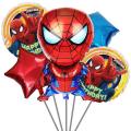 Spiderman Theme Birthday Decorations Balloon Set for Boys- Super Hero theme Spider man Party Supplies Pack (72 Pcs). 